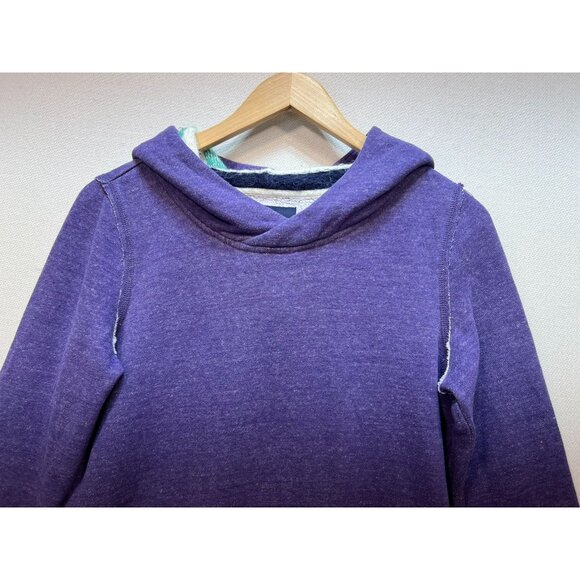 American Eagle Women's Cotton Pullover Hooded Sweater Size M Bluish Purple - Picture 5 of 12